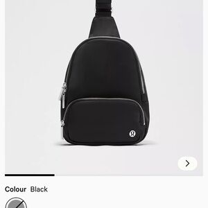 lululemon athletica Black Sling Crossbody Bag 4.2 L